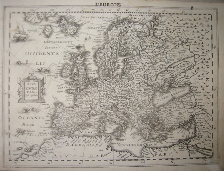 Mercator Gerard - Hondius Jodocus Nova Europae Descriptio 1630 Amsterdam